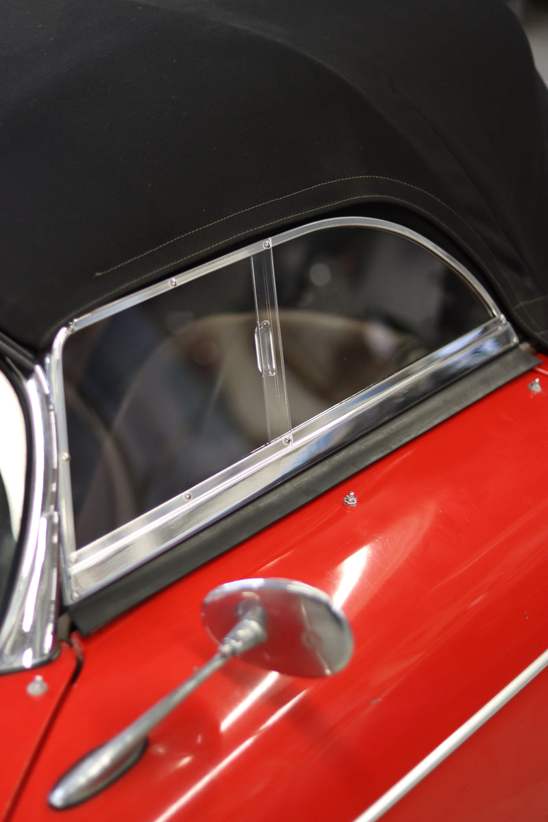 サイドウィンドウフレーム 2点セット PORSCHE Sliding Side Windows for 356 Speedster with Soft Top – FIBERSTEEL