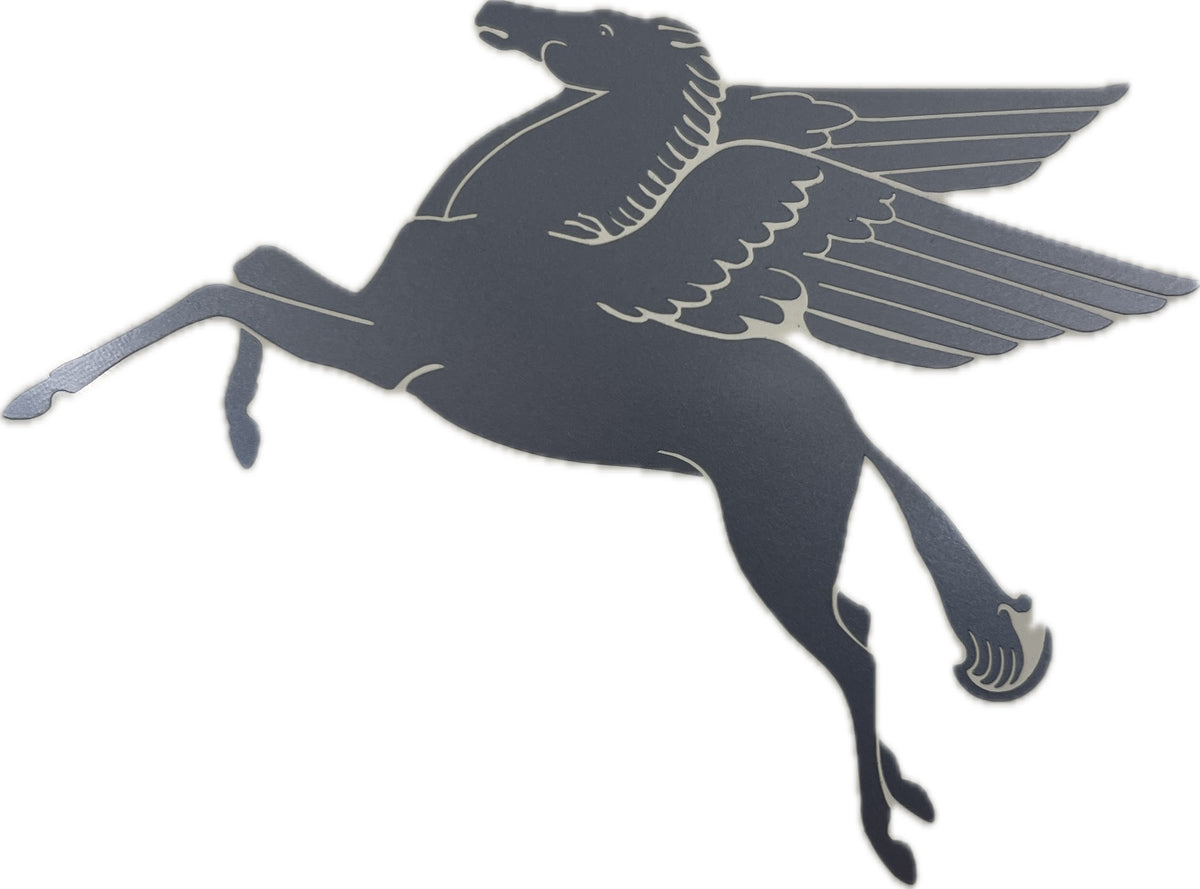 pegasus fahrrad aufkleber DE1 – Mobil Oil Pegasus-Aufkleberpaar – FIBERSTEEL