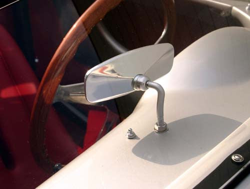 1932 Open Car Post Mirror 2 Chopped Polished 1932 Open Car Post Mirror 2 Chopped Polished