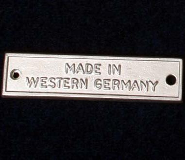 Made In Western Germany Zeitraum