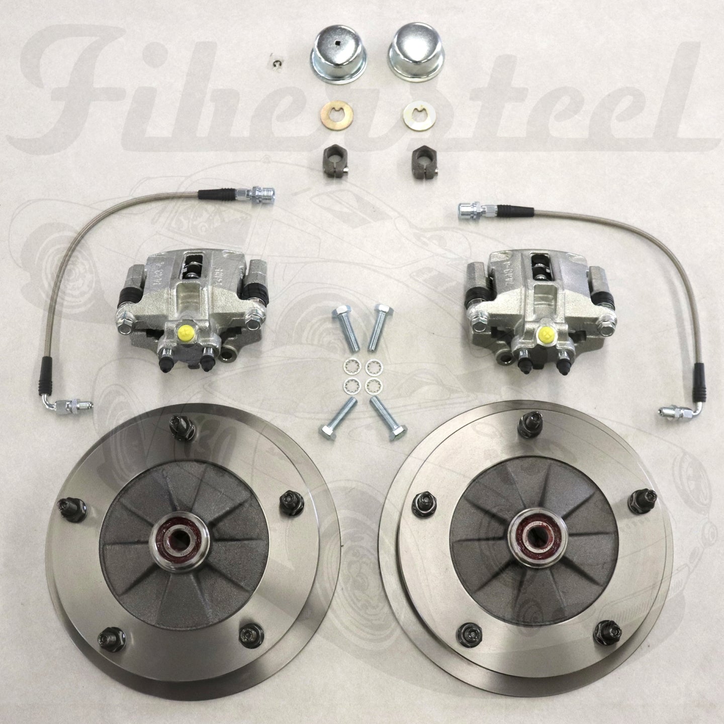 FDBK2 / FDBK3 - Front 4/5-Lug Drum Brake to Front 5-Wide Lug Disc Brake Conversion Kit