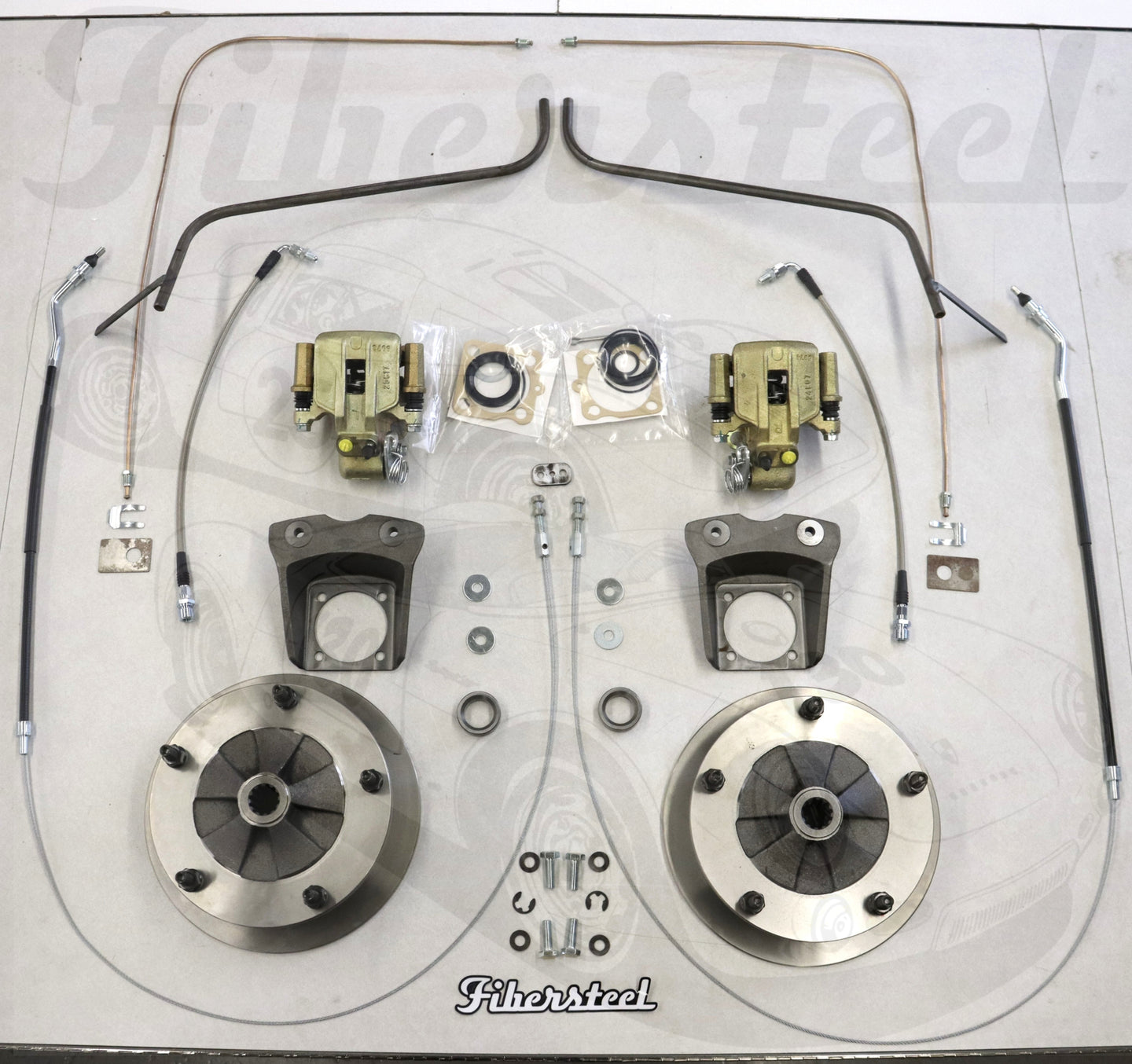 RDBK2 - Rear 4/5-Lug Drum Brake to Rear 5-Wide Lug Disc Brake Conversion Kit