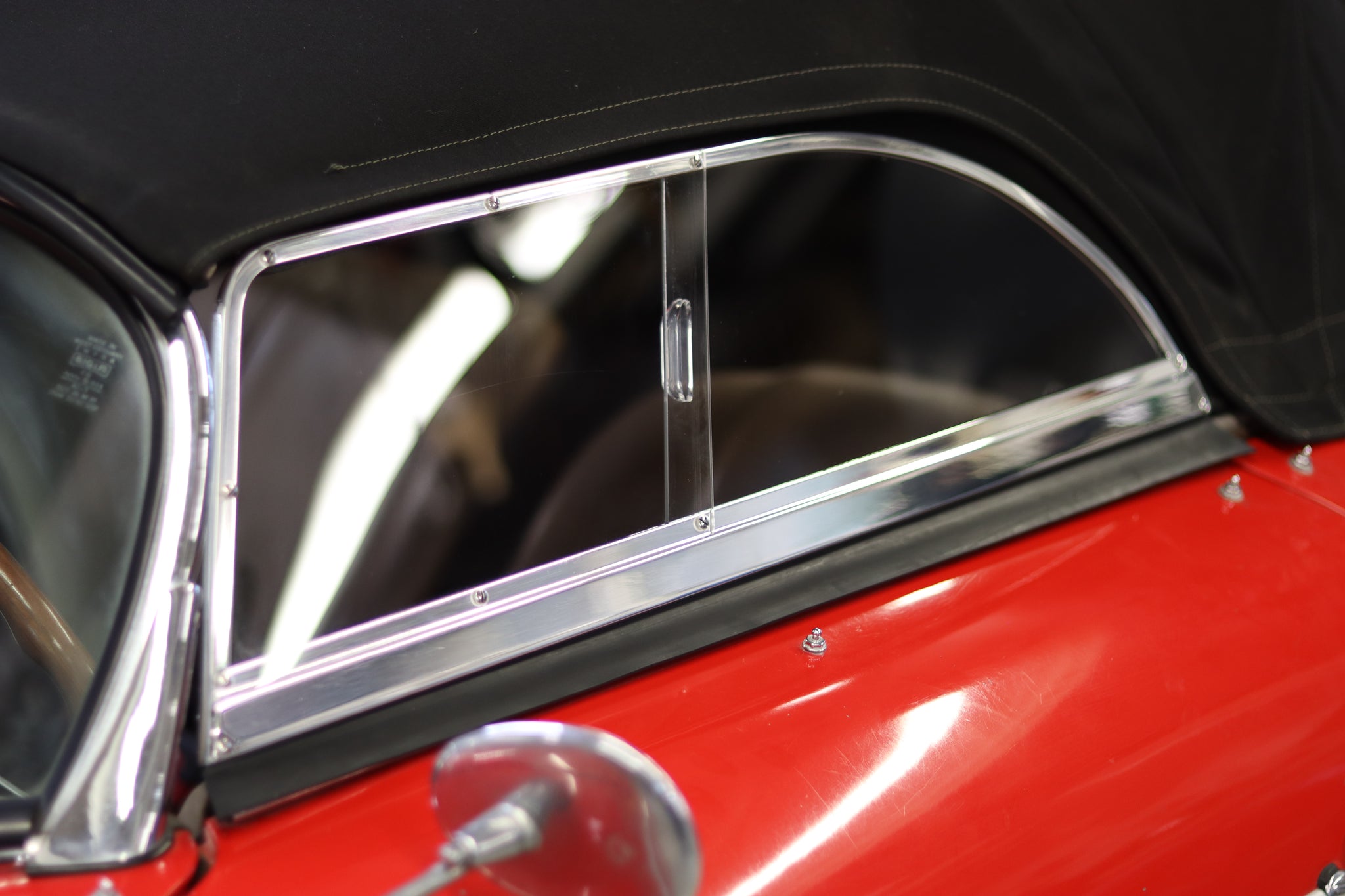 Sliding Side Windows for 356 Speedster with Soft Top – FIBERSTEEL