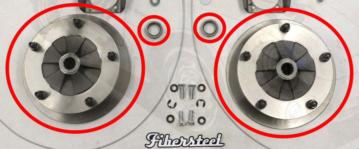 RDBK1 - Rear 4-Lug Disc Brake to Rear 5-Wide Lug Disc Brake Conversion Kit