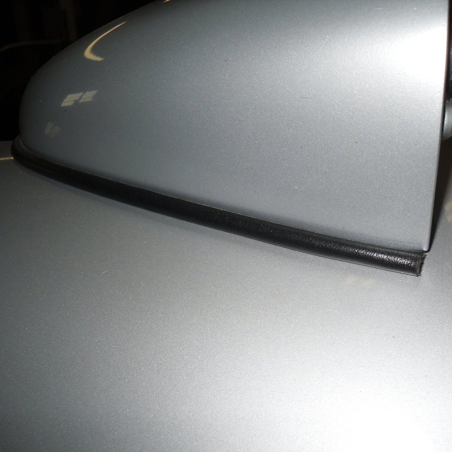 MR6 - Joint de miroir d'aile à carrosserie en cuir pour réplique Porsche 550 Spyder