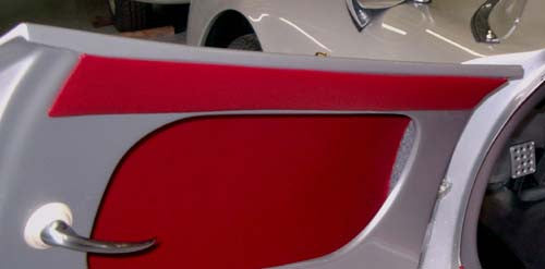 ポルシェ 550 スパイダー レプリカ用 インテリア ドア パネル ガーニッシュ キット