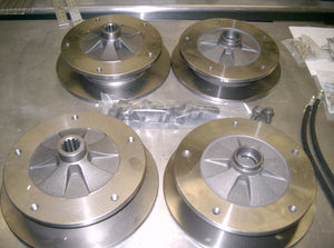 5 Lug Disc Brake kits, front and rear available.  Please call for details.
