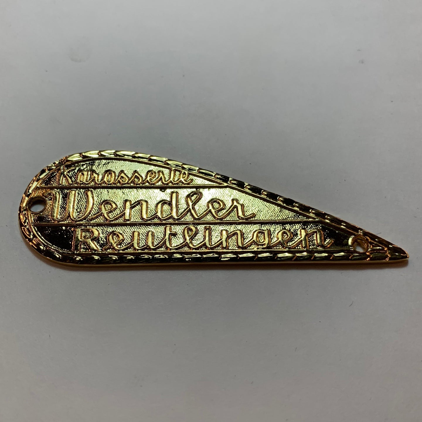 SC15 - Reproduction Wendler Body Badge 2PC Set pour réplique Porsche 550 Spyder