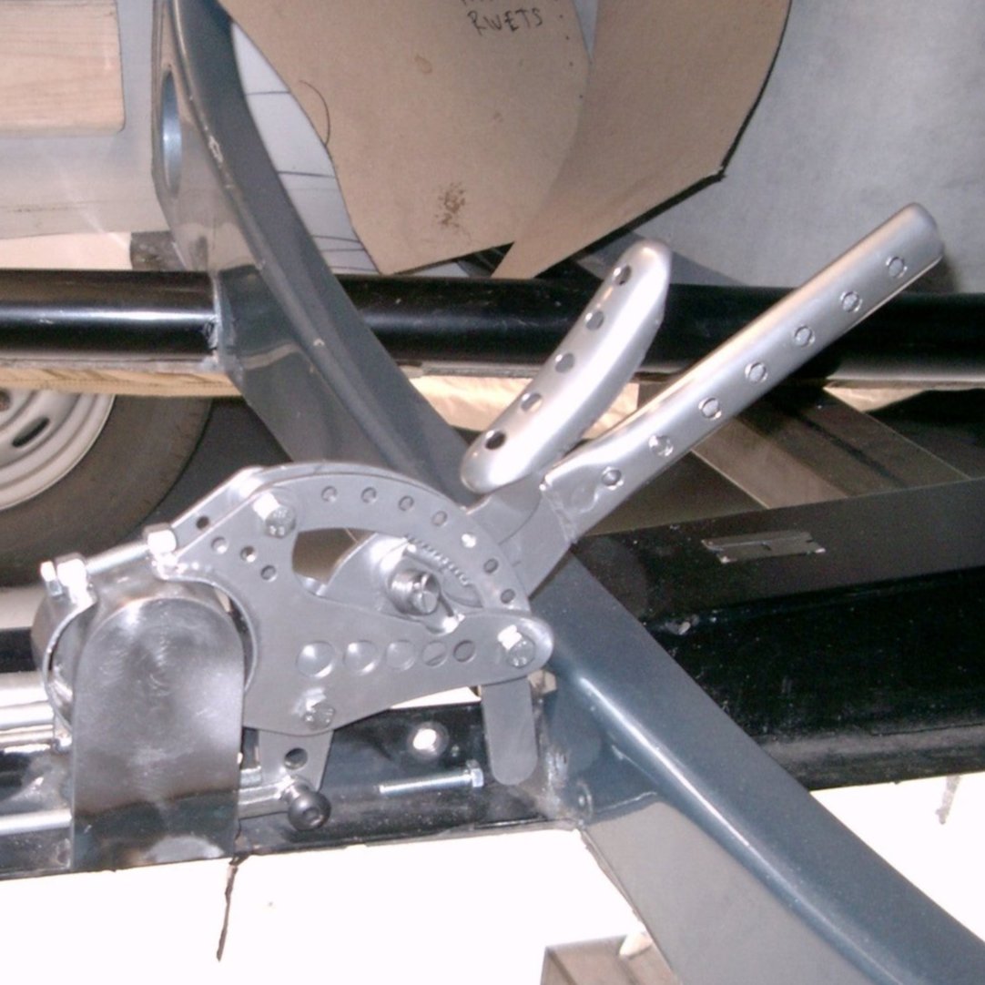 BR13 - Reproduction Porsche 550 Spyder Ensemble de frein à main pour Porsche 550 Spyder et Porsche 550 Spyder Replica